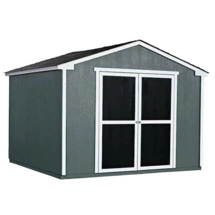 Handy Home Products Princeton 10 ft. x 10 ft. Wood Storage Shed